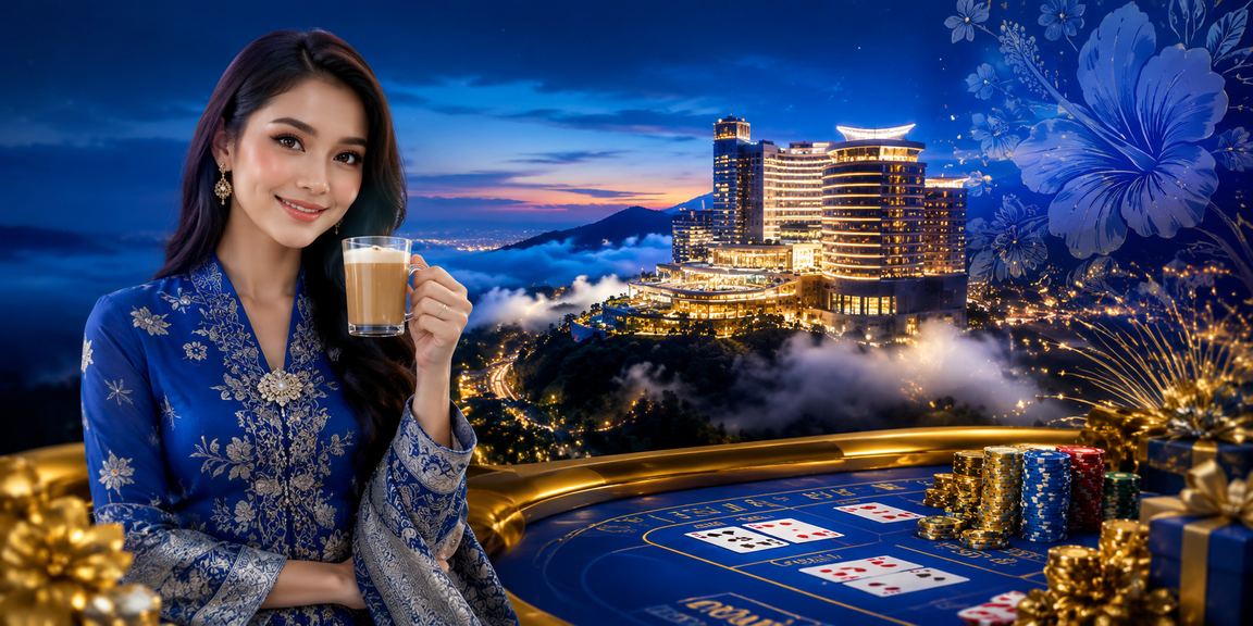Suasana hiburan kasino bertanggungjawab di Langkawi dalam gaya Melayu moden dengan platform 2776